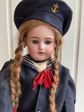 Gliederpuppe der Fa. Simon und Halbig, 65 cm im originalen Zustand