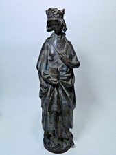 R. Mecanique Bronze Achille Collas F. Barbedienne Fondeur Figur Heillige Barbara