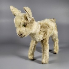 Steiff: rar * 1928-1932 * Ziege 22 cm * stehend * Mohairplüsch *