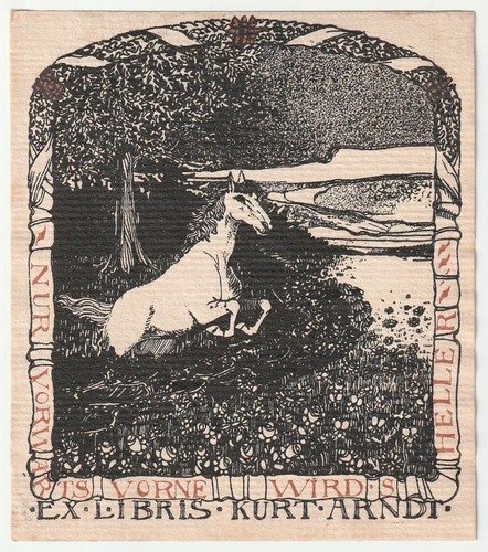 Anonym exlibris für - anonym:,