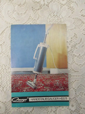 1974 DDR OMEGA Handstaubsauger HSS 11 mit Kaufbeleg u. Garantieurkunde