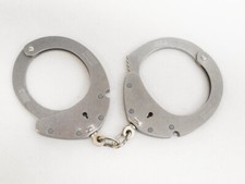 Clejuso Handschellen 12 A 12A INOX - Handcuffs Gürteltasche Ledertasche Holster