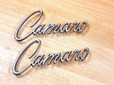 1968-1969 CHEVY CAMARO SCHRIFTZUG - EMBLEM (PAAR) - ORIGINAL - USA