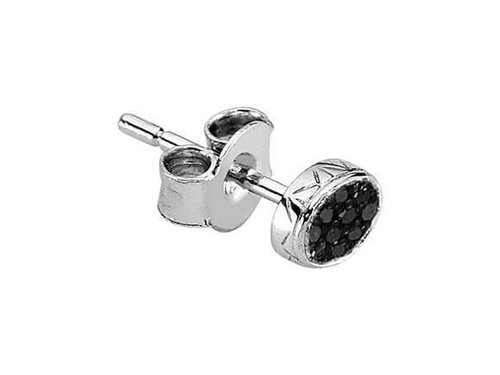 Ovaler schwarzer diamant - schwarzer,