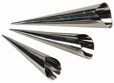 1 x Schillerlockenform schräg Schillerlocken Blätterteigform Locken Edelstahl