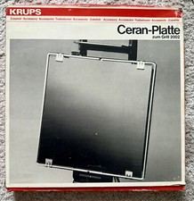 KRUPS Grillsystem 2002 Ceran Platte Zubehör Kontaktgrill Ceran-Platte Kochfeld