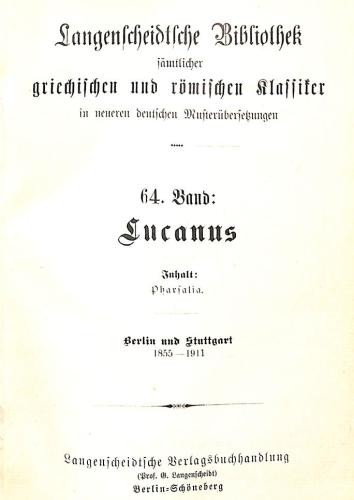 Langenscheidtsche bibliothek - langenscheidtsche,