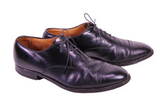 Alden Herren Business Oxford Schuhe Gr. 45 Leder schwarz Schnürschuhe SH1050