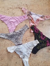 Strings, Slips, Unterwäsche, 5 Stck., mit Spitze, neuwertig -hochwertig und top-