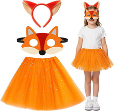 3 Stück Set Fuchs Kostüm