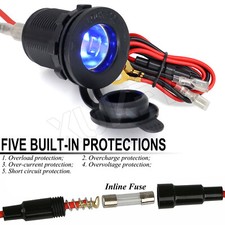 12 V Auto Zigarettenanzünder Steckdose Adapter KFZ LKW Einbau Buchse Wasserdicht