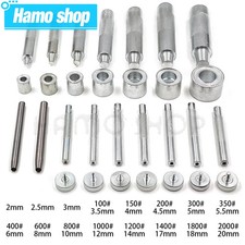 Ösen Werkzeug Set 2–25mm Metall Tülle Stanze Carbonstahl DIY Zubehör