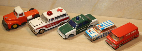 Blechspielzeug auto lkw - 5x, blechspielzeug,
