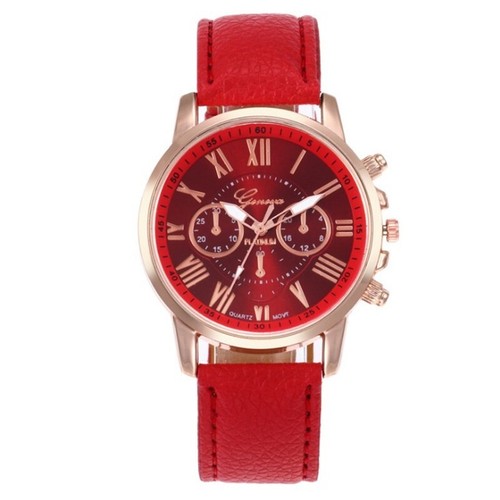 Damen armbanduhr leder - ,