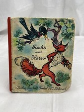 DDR seltenes Hartpappbilderbuch - FUCHS UND ELSTER - RAR Sammler stark gebraucht