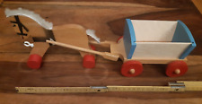Pferdewagen aus Holz, Kinderspielzeug