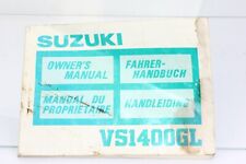 Suzuki VS 1400 GL VS1400GL Intruder Betriebsanleitung Fahrerhandbuch