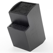 Hanseküche Messerblock Bambus Quadratisch Schräg - Messerhalter ohne Messer