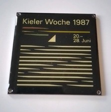 Kieler Woche Plakette 1987 /