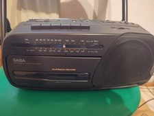Radio mit Kassette Saba RCR 312 ohne Kabel 