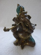 Ganesha Bronze-Messing Figur Hindu-Gott Skulptur Statue Tibet Nepal