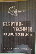 Fachbuch für Elektrotechnik, Prüfungsbuch