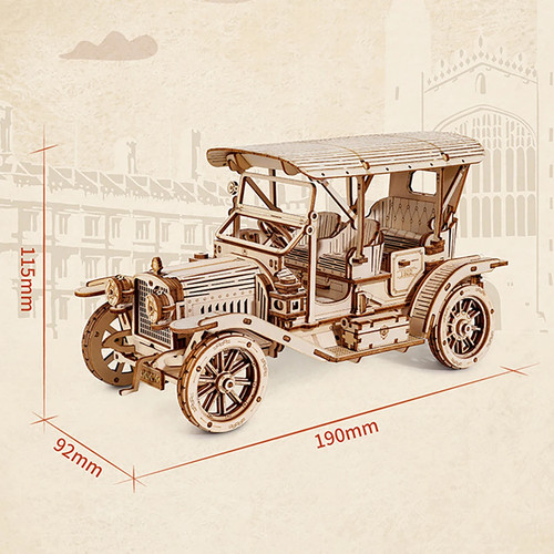 Holzpuzzle classic car - 3d,