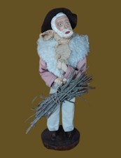 Antike Figur, alter Mann, Ton, 32 cm