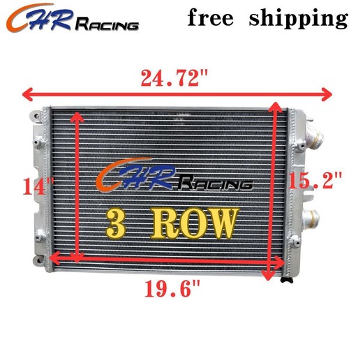 Row left aluminum radiator - row,