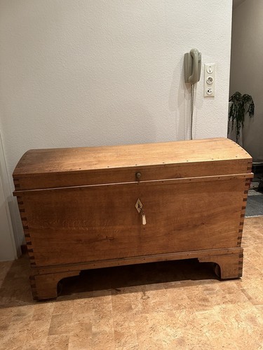 Runddeckeltruhe holz - runddeckeltruhe,