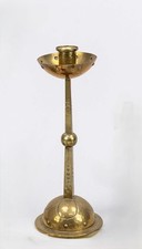 Jugendstil-Leuchter Messing