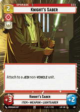 Knight's Saber - HYPERSPACE - Legends of the Force - Star Wars Unlimited