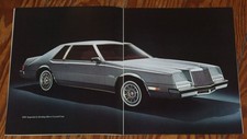 1981 Chrysler Imperial Prospekt brochure n LeBaron New Yorker 300 Newport
