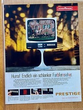 Nordmende Prestige Color CD Fernseher Original 1969 Vintage Advert Werbung
