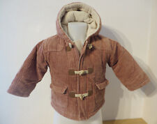 C&A Baby ° warme CORDJACKE Gr. 86 braun Kapuze Jungen Kleidung Jacke Duffle-Coat