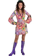 70er 80er Jahre Kleid Kostüm