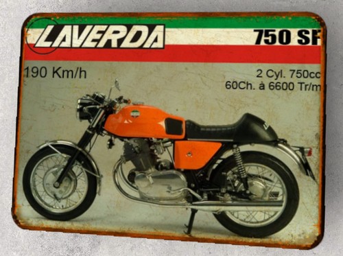 Vintage blechschild laverda - vintage,