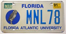 Florida Nummernschild USA