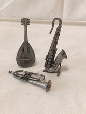 3er Set Zinn Miniaturen