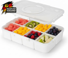 Snackbox 7 Fächer mit Deckel