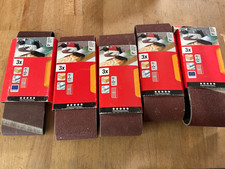 Restposten 5x Schleifpapier Bandschleifer 65x410mm /  Cont2Pal6K8N7