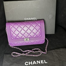 Auth. Chanel Boy Wallet on