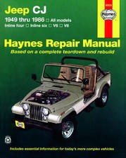 Reparaturhandbuch / -anleitung Jeep CJ 1949 - 1986