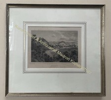 KUPFERSTICH, STAHLSTICH um 1840, Ansicht auf  Nassau, Rohbock, Thümling, 