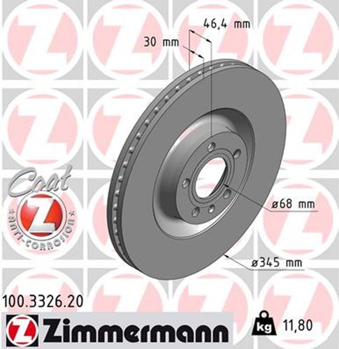Zimmermann bremsscheibe - zimmermann,