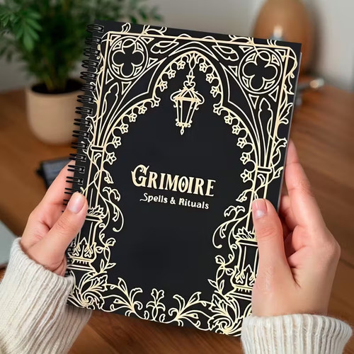 Spiral notizbuch grimoire - spiral,