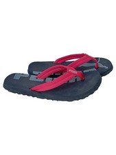 PUMA Damen Badeschuhe Flip Flops Gr. 39 Mehrfarbig Dunkelblau Pink Casual