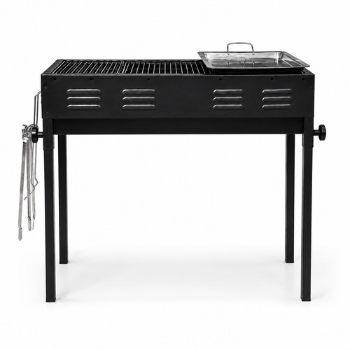 Holzkohlegrill 2in1 standgrill - holzkohlegrill,