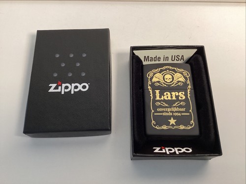H082 zippo schwarz matt - h082,