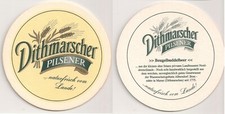 Dithmarscher Pilsener - Bierdeckel "Beugelbuddelbeer"